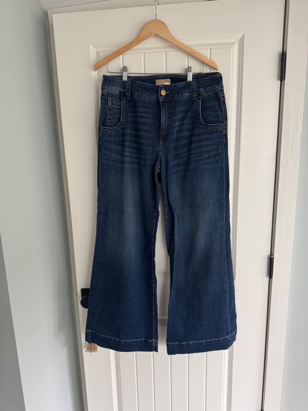 Kut from the Kloth Dark Blue Wide Leg Jeans